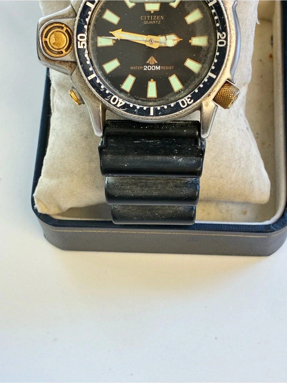Vintage C023-088069 Citizen Promaster Aqualand 200M WR Men's Watch New Batteries